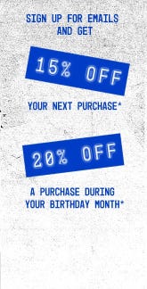 Sign Up To Email & Get 15% Off