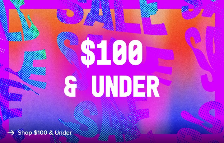 Shop $100 and under