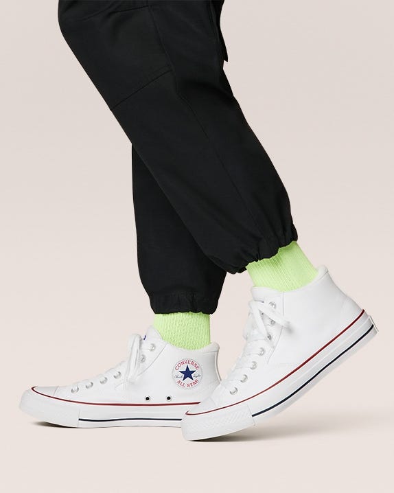 Unisex Converse Chuck Taylor All Star Malden Street Mid White Converse Australia