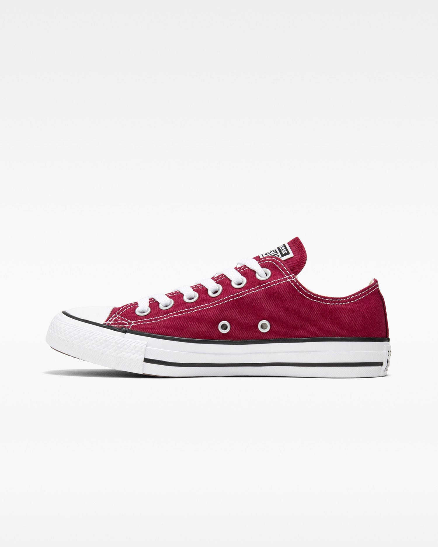 Maroon converse low top womens sales