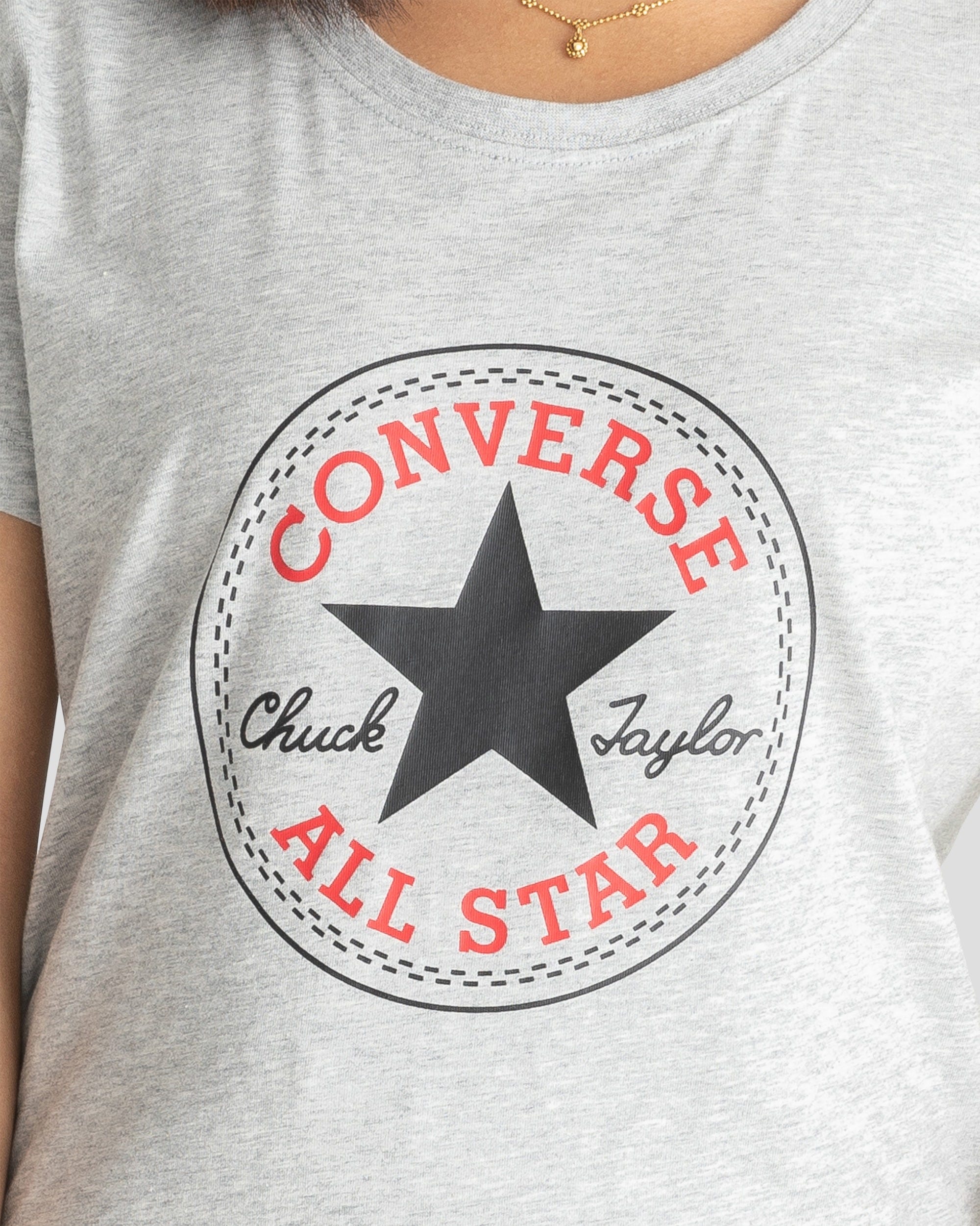Chuck taylor discount t shirt grey