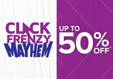Click Frenzy: Up To 50% Off Selected Styles*